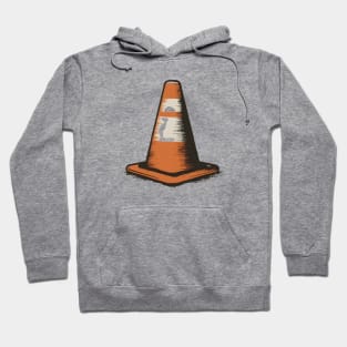 Traffic Cone graphic print Hoodie